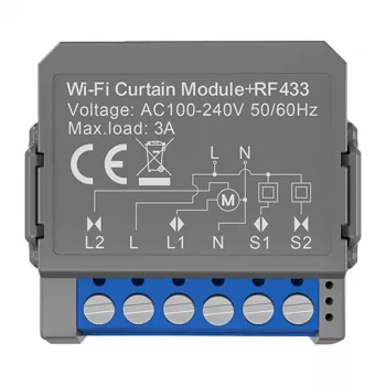 Smart Vorhangmodul Avatto CSM16-RF-1 mit Wi‑Fi und RF-Steuerung