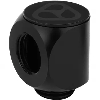 Thermal Grizzly DeltaMate Rotary 90° – Wasserkühlungsanschluss, Schwarz, 1 Stk. (TG-DM-FIT-0003)