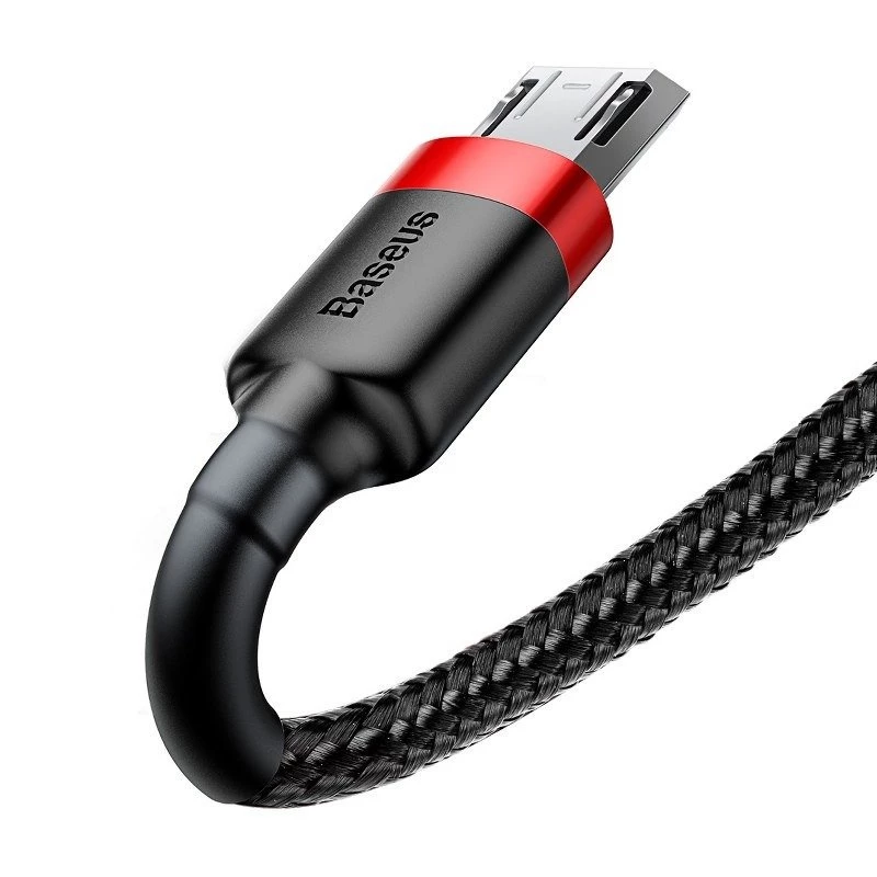 Micro-USB-Kabel Baseus Cafule 1,5A 2m (rot & schwarz)