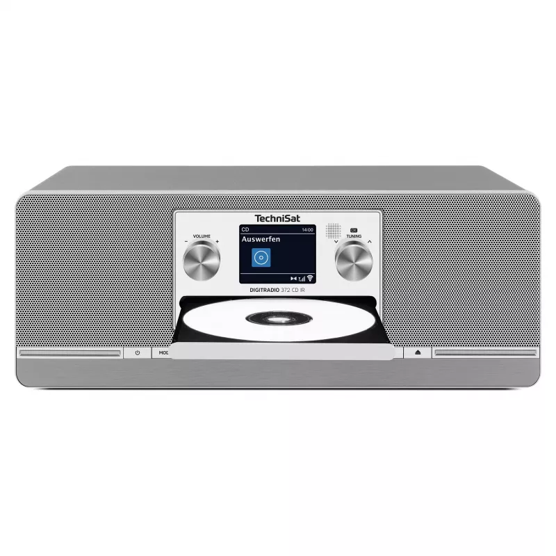 TechniSat DIGITRADIO 372 CD IR Internet Analog & digital Anthrazit, Silber