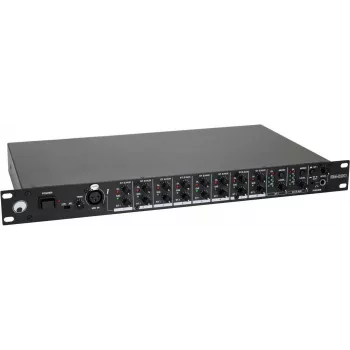 DJ/PA-Mischpult Omnitronic EM-280 — 8-Kanal-Mischpult mit USB-Eingang und grundlegenden Bedienelementen