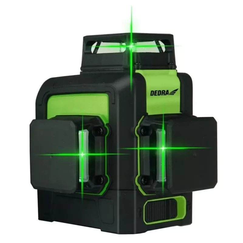 Lasernivelliergerät Dedra MC0904 Grün — 30 m Reichweite, grüner Strahl, kompaktes Layout