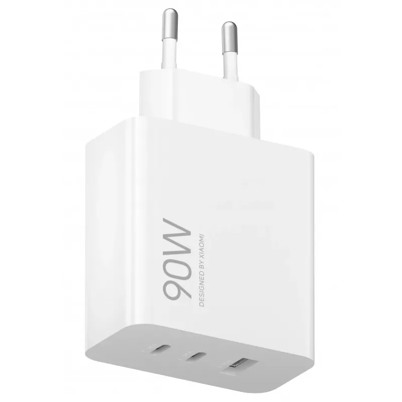 Netzteil Xiaomi 90W HyperCharge 3-Port EU — 90W USB-Ladegerät mit drei Ausgangsports (EU-Stecker)