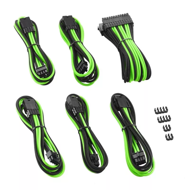 Internes Stromkabel CableMod CM-PCAB-BKIT-NKKLG-3PK-R Schwarz Grün
