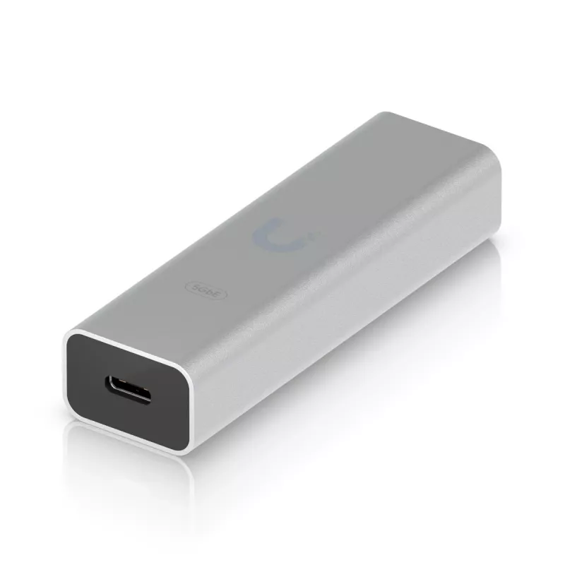 Ubiquiti Plug-and-Play, nahtlose 5GbE-Netzwerkkonnektivität über Ethernet (UACC-ADAPTER-RJ45-USBC-5GE)