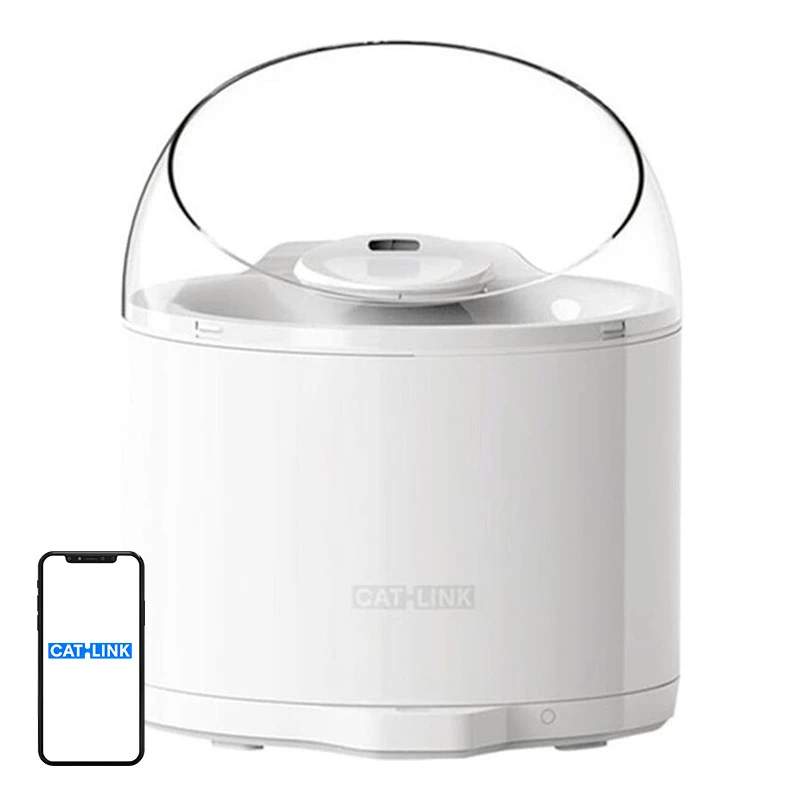 Automatische Haustiertränke Catlink PURE 2 — 2,6 l ABS weiß, netzbetrieben, universell für Katzen und Hunde
