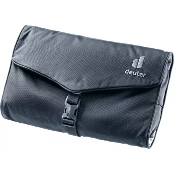 Kulturbeutel Deuter Wash Bag II — faltbarer Reise-Kulturbeutel, schwarz