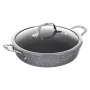 Induktions-Bratpfanne mit 2 Griffen BALLARINI Salina Granitium 24 cm 75002-811-0