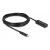 USB-Kabel DeLOCK 80028 5 m USB-C Schwarz