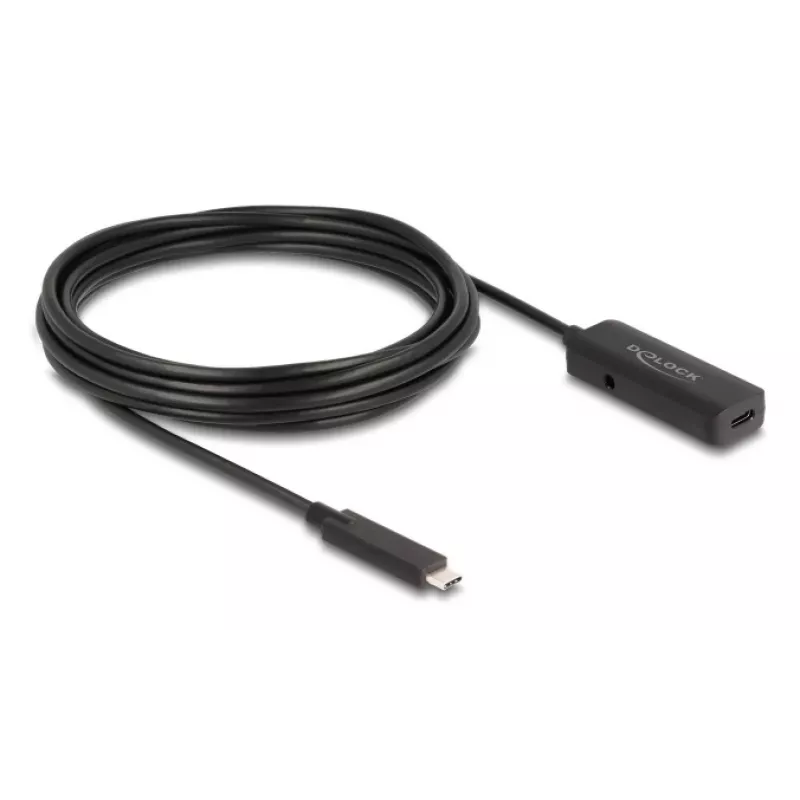 USB-Kabel DeLOCK 80028 5 m USB-C Schwarz