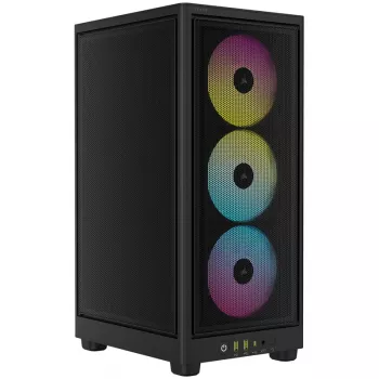 Corsair RGB AIRFLOW PC-Gehäuse 2000D Schwarz Mini-ITX inklusive Netzteil Nein SFX