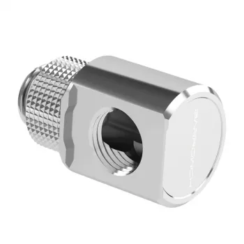 Barrow 90° drehbarer Adapter G1/4 AG auf G1/4 IG, Silber, Modell FBWT90-MR s