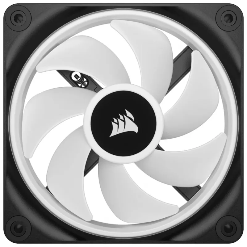 Lüfter Corsair CO-9051001-WW 12 cm Schwarz Weiß 480–2400 U/min