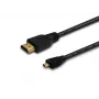 HDMI-Kabel SAVIO CL-39 1 m — Typ A (Stecker) auf Typ D Micro (Stecker), HDMI 1.4, 4096x2160, ARC, Ethernet, vergoldete Kontakte, schwarz