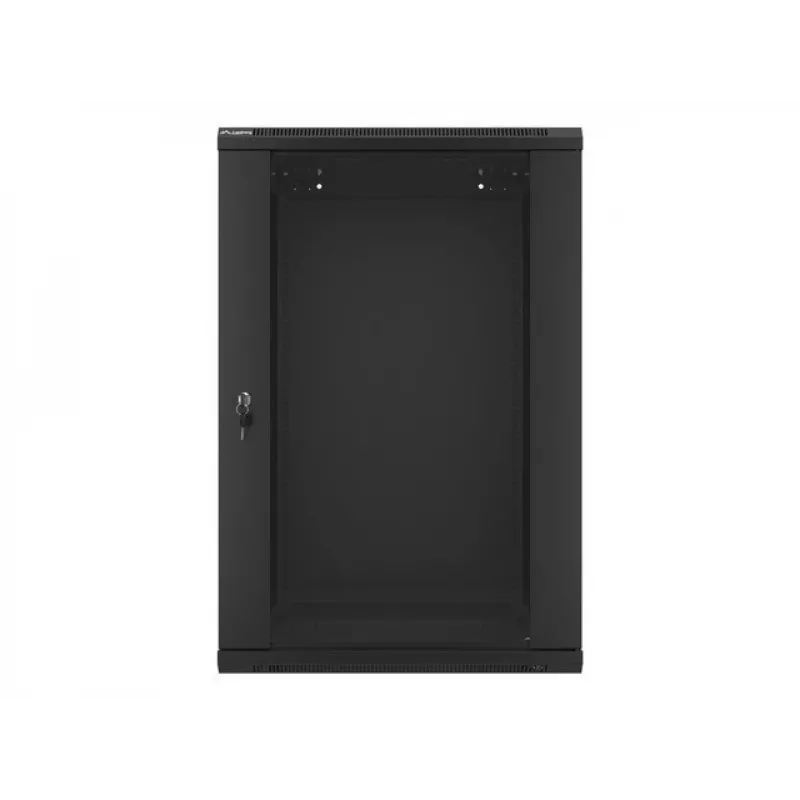 Wandmontierbarer Rack-Schrank LANBERG WF01-6618-10B, 18U, 600×600×907 mm, schwarz, 60 kg