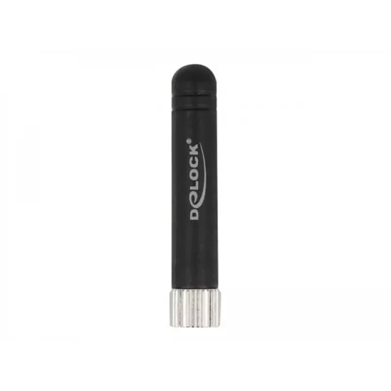 Delock WLAN 802.11 b/g/n Antenne RP-SMA Stecker 1,7 - 3,7 dBi schwarz