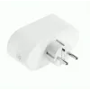 Tellur WiFi AC Doppelsteckdose, Energieverbrauchsmessung, 16A, 2400W