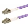 Glasfaserkabel LOGON AL5LCLC20I/4I — OM4 50 µm, LC auf LC, 20 m, Vollduplex, türkis