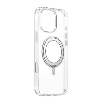 Magnetische Hülle Baseus SkyRing 360° für iPhone 16 Pro – transparent, magnetischer Ring 360°