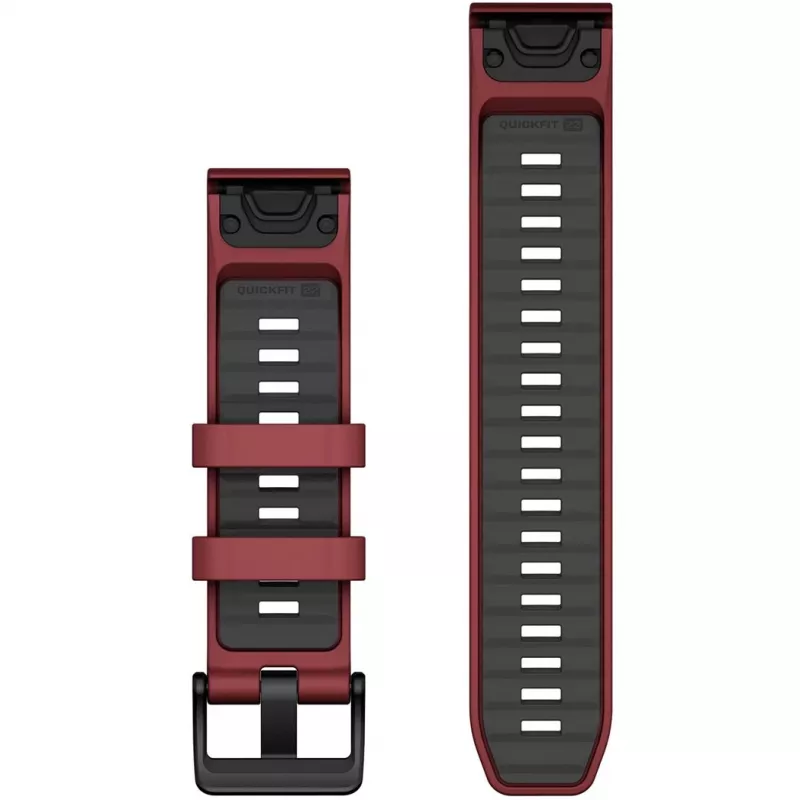 Band Garmin QuickFit 010-13392-06 Graphit Rot