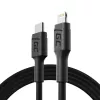 Lightning-auf-USB‑C-Kabel Grün Cell KABGC07, 1 m, schwarz, Lightning (Stecker) auf USB‑C (Stecker), 480 Mbit/s