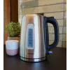 Elektrischer Wasserkocher BLAUPUNKT EKS412 – 1,7 l Edelstahl, 2200 W, Wasserstandsanzeige, 360°-Basis