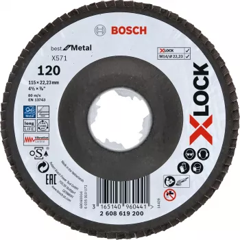 Schleifscheibe Bosch X-LOCK X571 BEST FOR METAL