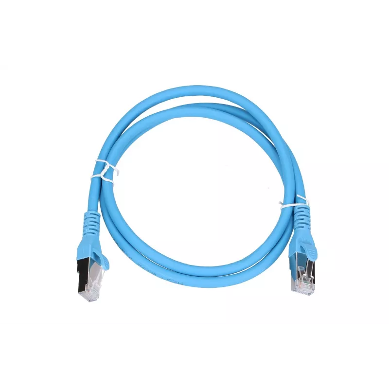 Extralink LAN Patchkabel Kat.6A RJ-45 Cat6a 1m Blau