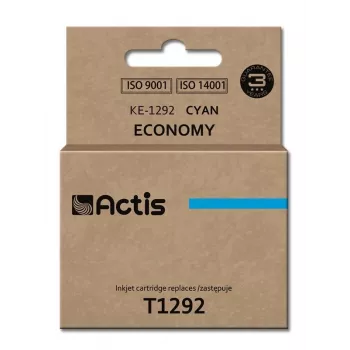Tintenpatrone ACTIS KE-1292 Cyan kompatibel mit Epson, farbstoffbasiert 15 ml, Standard-Reichweite, Einzelpackung