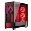 MODECOM Gehäuse VOLCANO EXPANSE T APEX ARGB MIDI Schwarz