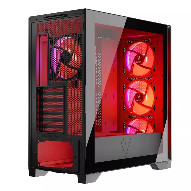 MODECOM Gehäuse VOLCANO EXPANSE T APEX ARGB MIDI Schwarz