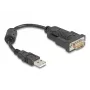 DeLOCK 61549 Serielles Kabel Schwarz 0,25 m USB Typ-A RS-232