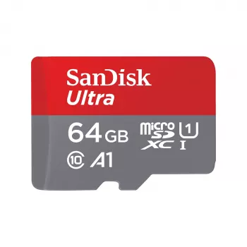 Flash-Speicher SanDisk 64 GB MicroSDHC UHS-I SDSQUNR-064G-GN6TA