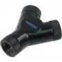 Alphacool HF Y-Connector - G1/4 drehbar - 3x Innengewinde - Tiefschwarz (17066)