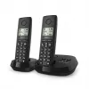 Schnurloses Analog/DECT-Telefon Gigaset PURE 100A Duo — 2 Mobilteile, Freisprecheinrichtung, Rufnummernanzeige, 1,5-Zoll-Display, Schwarz