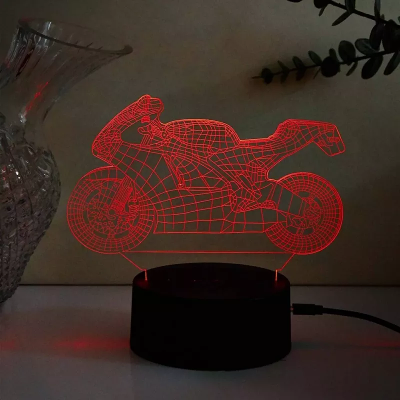 LED-Dekorleuchte für Fahrzeuge MANTA SNL121RGB RGB 3D-Licht für Autos und Motorräder
