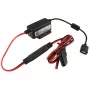 Ladegerät für mobile Geräte RAM Mounts RAM-GDS-CHARGE-V7B1U — USB-Ladegerät für den Innenbereich, 10–30 V Eingang, 9 V max. Ausgang, 2,5 A, 1,2 m Kabel, schwarz/rot