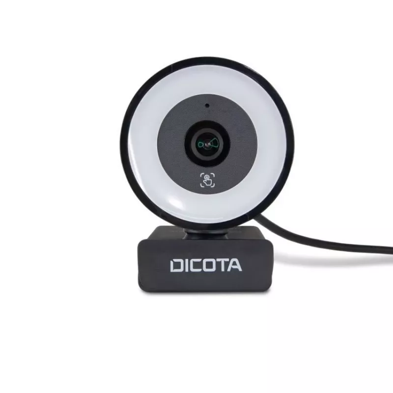 Webcam DICOTA D32066 5 MP 2592 x 1944 Pixel USB 2.0 Schwarz