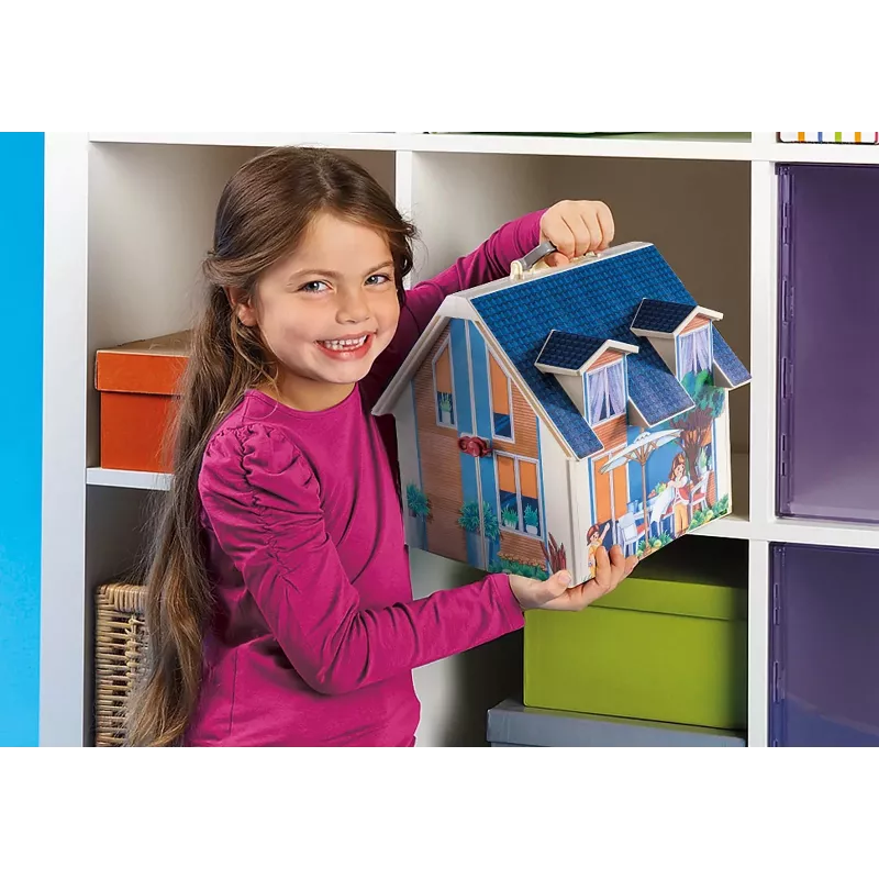 Bau Spielset PLAYMOBIL Puppenhaus 70985 Mehrfarbig Kunststoff