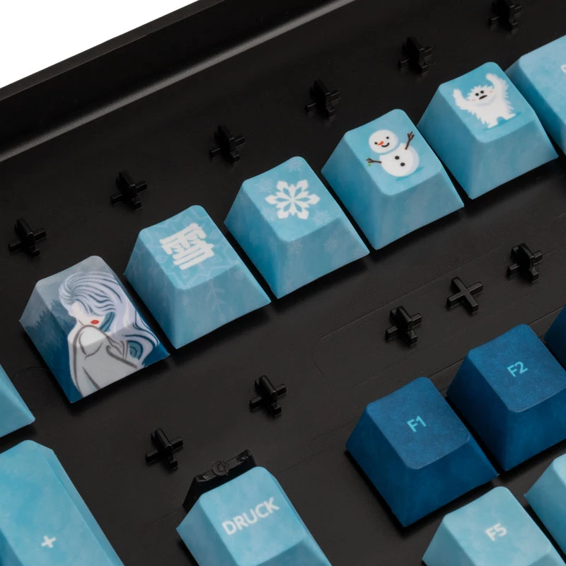 Keycap Set Traitors YUKI ONNA (UK-Layout) – Designer-Themed Keycaps für mechanische Tastaturen