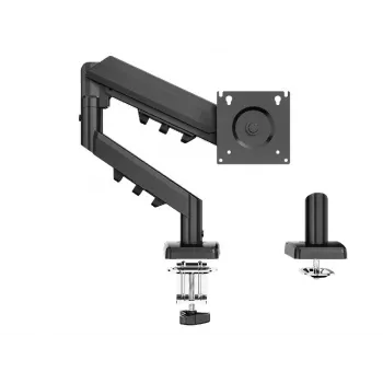 Monitorhalterung TRACER Pivot Master TRAUCH47659 — höhenverstellbar, neig-/drehbar, VESA 100×100, bis 9 kg, für 13–32 Zoll Bildschirme, Tischmontage, schwarz