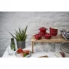 Staub Mini Cocotte Rund, 4 Stück - 200 ml, Rot