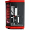 HYTE Y70 Touch Infinite Midi Tower Schwarz, Kirschfarbe
