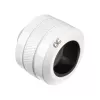 Fitting Alphacool 17484, Messing, weiß, 23 mm Höhe, 26 mm Durchmesser, 6er-Pack