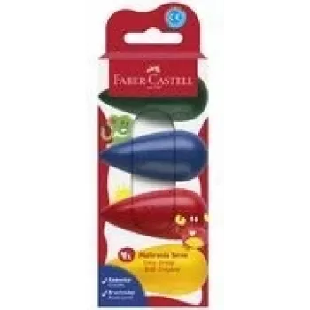 Schreibkreide Faber-Castell 120408 Blau Grün Rot Gelb 4 Stk.