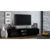 Cama TV-Schrank SIGMA1 180 schwarz/schwarz glänzend