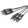 SpeaKa Professional SP-7869868 Composite-Video-Kabel 10 m 3 x RCA Schwarz (SP-7869868)