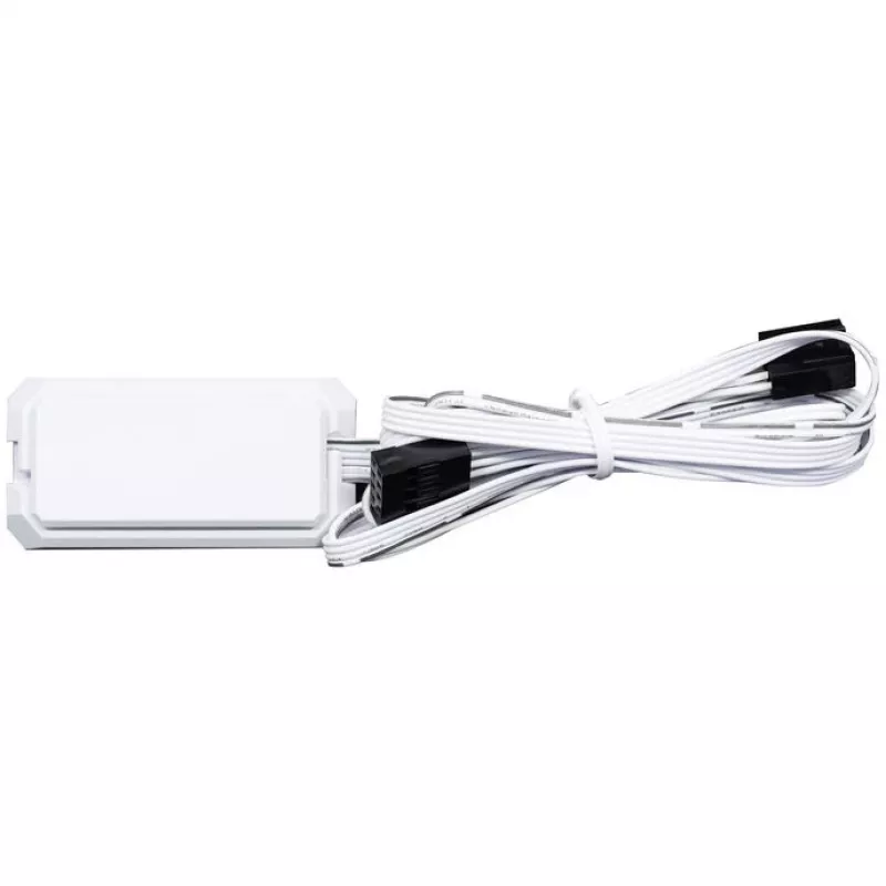 120-mm-Gehäuselüfter Lian Li 12RTLLCD1W1W ARGB Wireless LCD Weiß