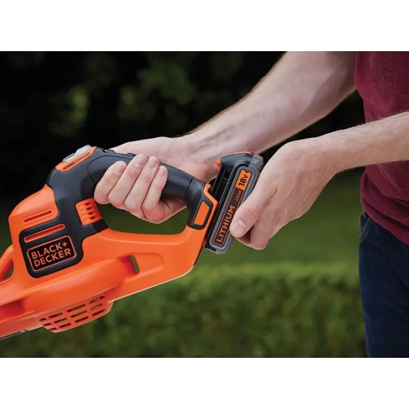 Black & Decker GWC1820PC Akku-Laubbläser 209 km/h Schwarz, Orange 18 V Lithium