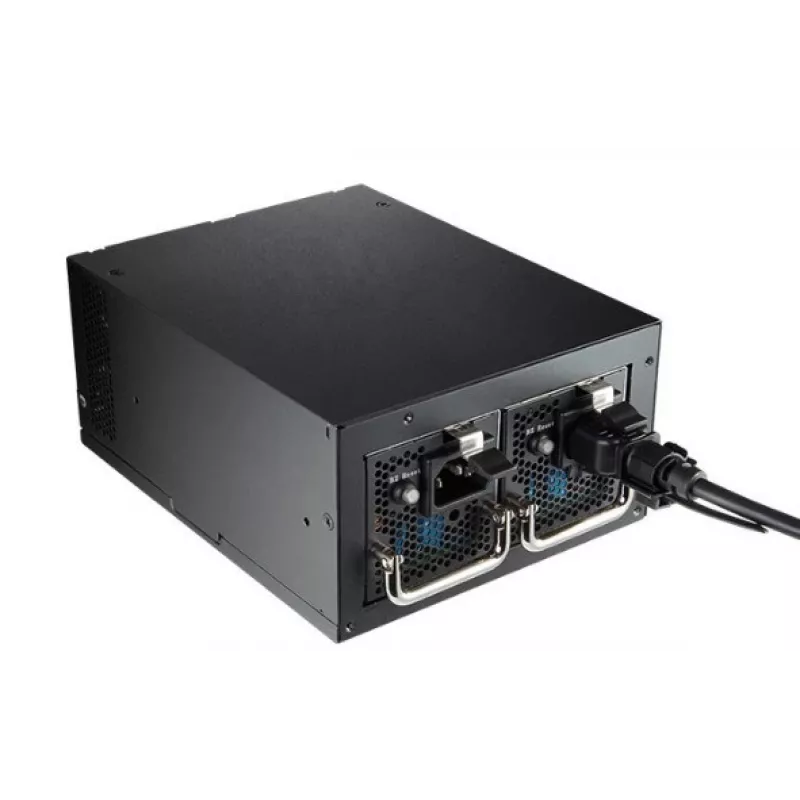 FSP Twins PRO 700W Netzteil PS2 ATX Redundant ATX Schwarz, 700 W, 100 - 240 V, 50 - 60 Hz, 10-5 A, Aktiv, 130 W